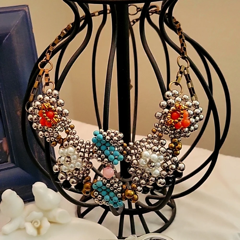 Anthropologie Vintage Pam Hiran Necklace - Picture 2 of 8